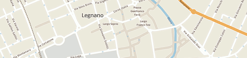 Mappa della impresa go srl a LEGNANO