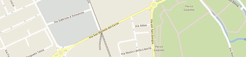 Mappa della impresa centro design srl a MILANO