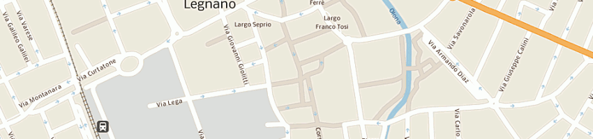 Mappa della impresa farmacia centrale a LEGNANO