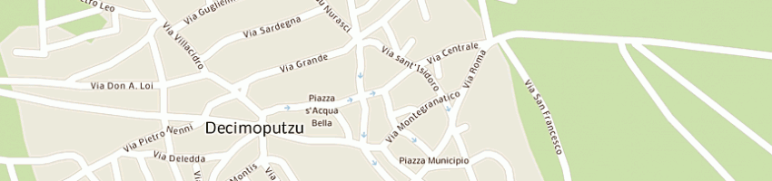 Mappa della impresa edilgrev di g munzittu e c snc a DECIMOPUTZU