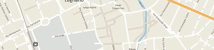 Mappa della impresa cinema teatro galleria a LEGNANO