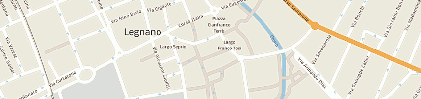 Mappa della impresa roberto parrucchiere per signora a LEGNANO