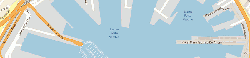 Mappa della impresa stazioni marittime spa a GENOVA