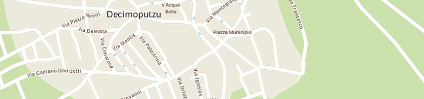 Mappa della impresa mocci cinzia a DECIMOPUTZU