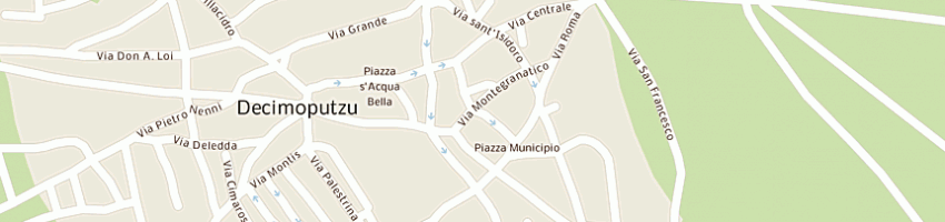 Mappa della impresa medda donatella a DECIMOPUTZU