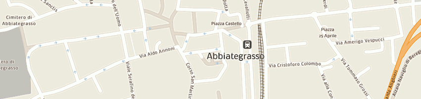 Mappa della impresa banca agricola mantovana spa a ABBIATEGRASSO