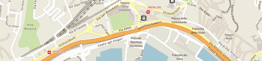Mappa della impresa cica service scarl a GENOVA