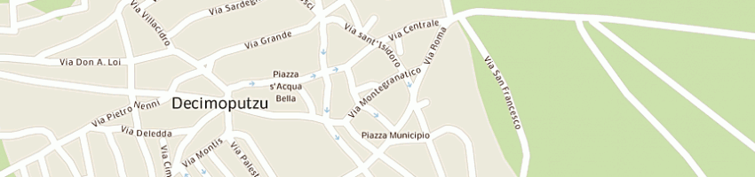 Mappa della impresa ena angela a DECIMOPUTZU