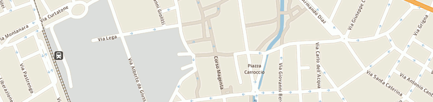 Mappa della impresa la gastronomica dei fratelli zanetti snc a LEGNANO