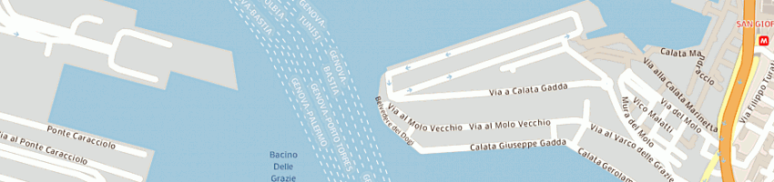 Mappa della impresa arredamenti porto srl a GENOVA