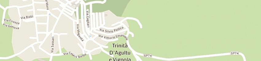 Mappa della impresa muzzigoni michele a TRINITA D AGULTU E VIGNOLA