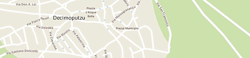 Mappa della impresa ena aldo a DECIMOPUTZU