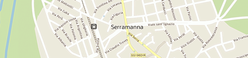 Mappa della impresa chiara di porta maria chiara e c sas a SERRAMANNA