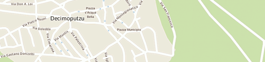 Mappa della impresa studio dentistico dr e loi (sas) a DECIMOPUTZU
