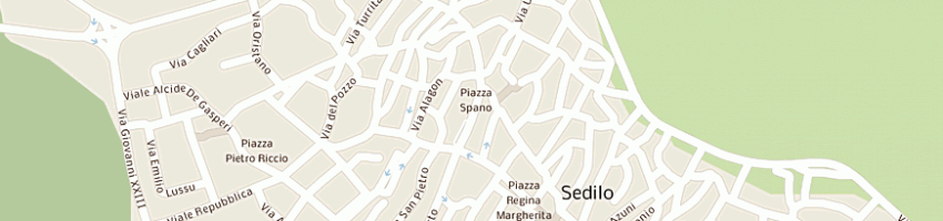 Mappa della impresa nieddu battista a SEDILO