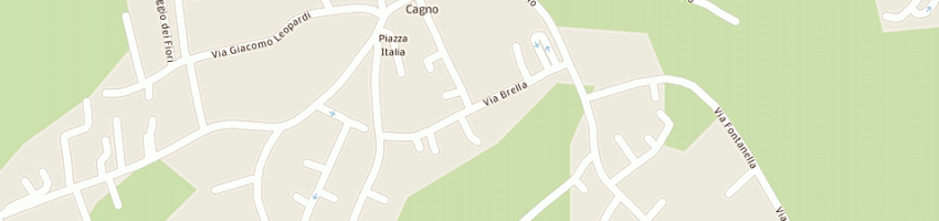 Mappa della impresa falegnameria valsecchi sas a CAGNO