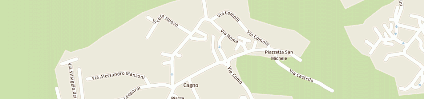 Mappa della impresa lune di notte snc di michele palazzo e c a CAGNO