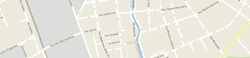 Mappa della impresa la casa del cioccolato sas di turconi gian carla e c a LEGNANO