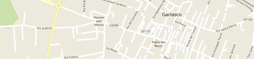 Mappa della impresa gualini francesco a GARLASCO