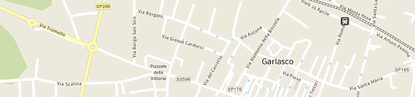 Mappa della impresa collarini giuseppe a GARLASCO