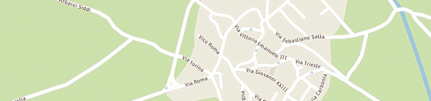 Mappa della impresa medda remo a PAULI ARBAREI