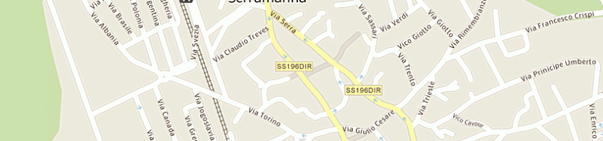 Mappa della impresa banca di sassari (spa) a SERRAMANNA