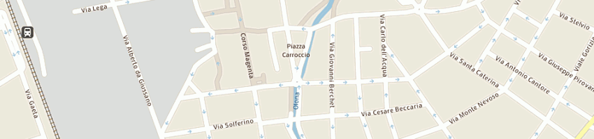 Mappa della impresa dharma sas di carlo benedetto romiggioli e c a LEGNANO