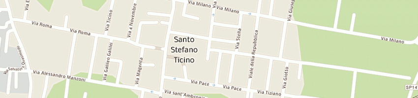 Mappa della impresa cme snc di curci e mereghetti a SANTO STEFANO TICINO