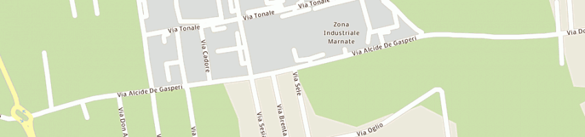 Mappa della impresa scatolificio lorella a MARNATE