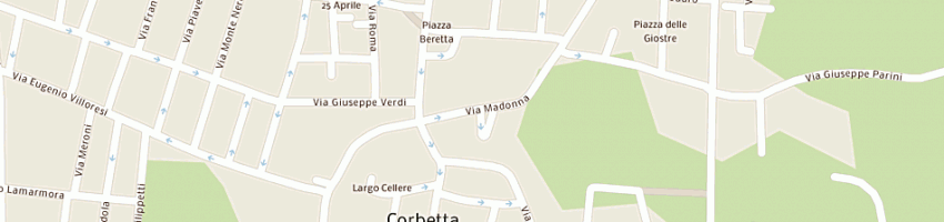 Mappa della impresa studio creativ di bersani elio a CORBETTA