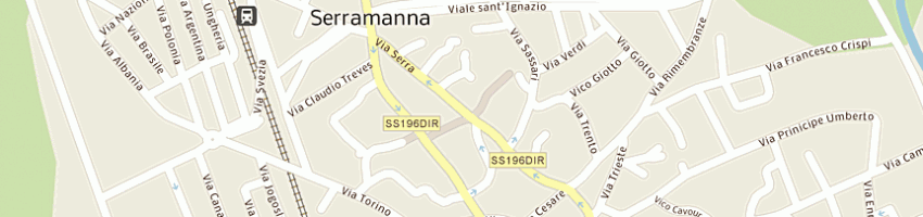 Mappa della impresa concu fernando a SERRAMANNA