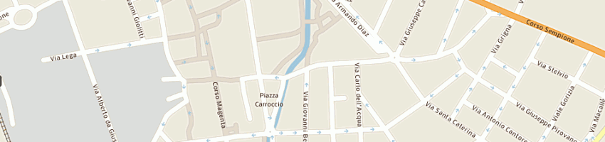 Mappa della impresa rosso pavimenti snc di rosso angelo e c a LEGNANO