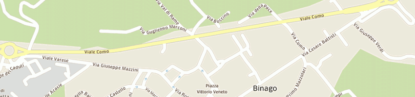 Mappa della impresa ermolli bruno a BINAGO