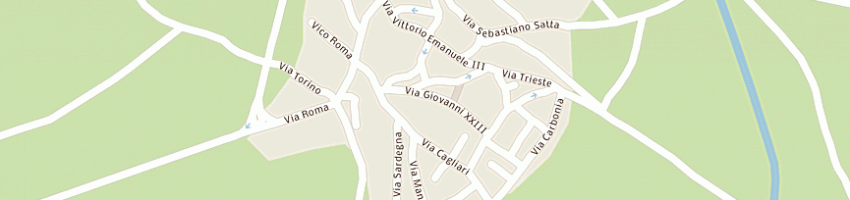 Mappa della impresa hotel ristorante locanda la rosa di sanna fabiano a PAULI ARBAREI