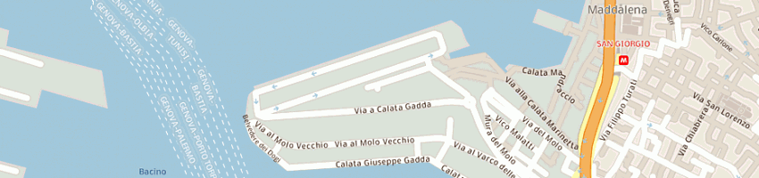 Mappa della impresa descalzo 1910 srl a GENOVA
