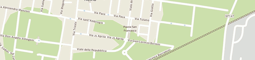 Mappa della impresa scuole elementari a SANTO STEFANO TICINO