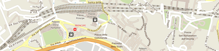 Mappa della impresa ente regionale per il diritto allo studio universitario a GENOVA