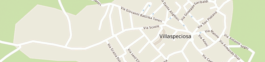 Mappa della impresa bachis augusto a VILLASPECIOSA