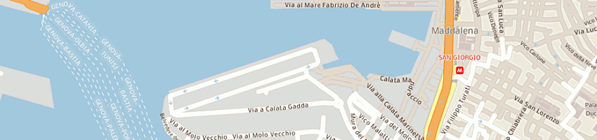 Mappa della impresa molo antico srl a GENOVA