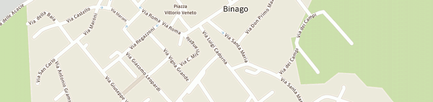 Mappa della impresa aesse arreda srl a BINAGO