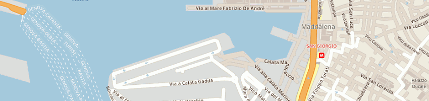 Mappa della impresa titho sas a GENOVA