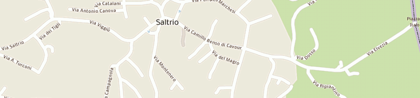 Mappa della impresa farmacia chiari dr erta franca a SALTRIO