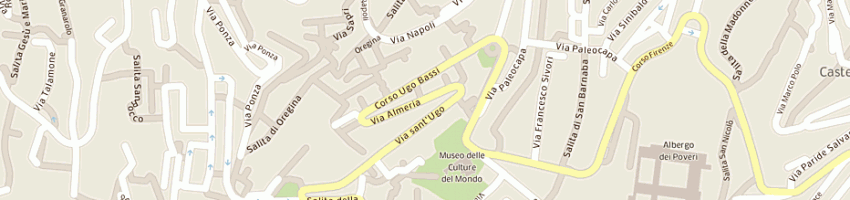 Mappa della impresa baldereschi ugo a GENOVA