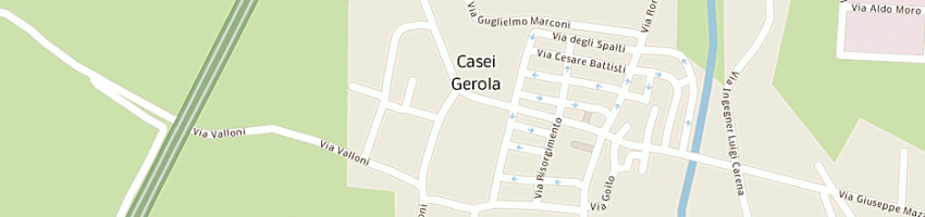 Mappa della impresa chiola valentino a CASEI GEROLA