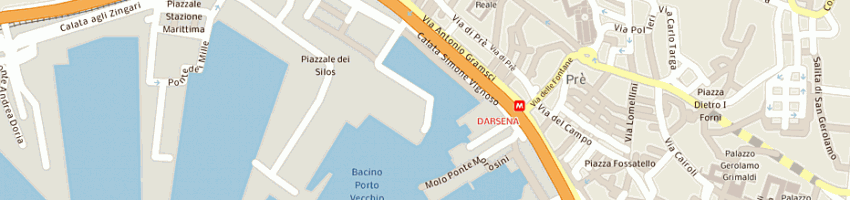 Mappa della impresa datamar srl a GENOVA
