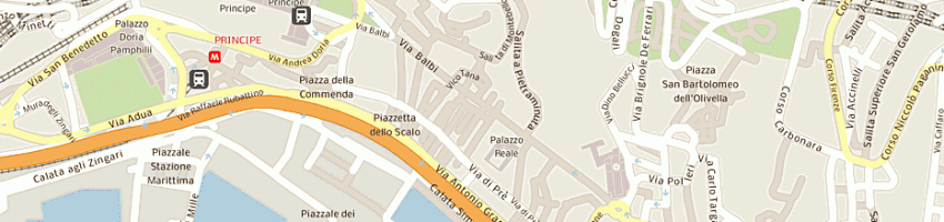 Mappa della impresa simoni pasquino a GENOVA