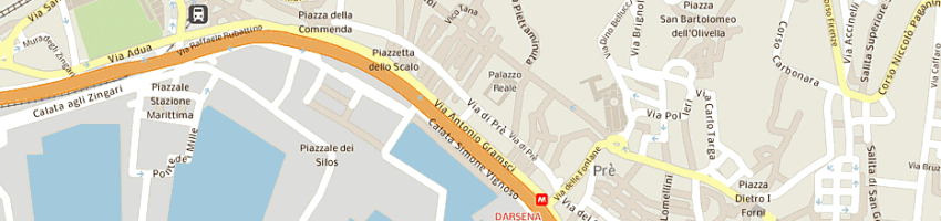 Mappa della impresa danzani franco a GENOVA