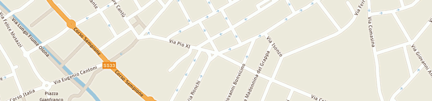 Mappa della impresa spazio 2000 di parini marco adolfo e c sas a MILANO