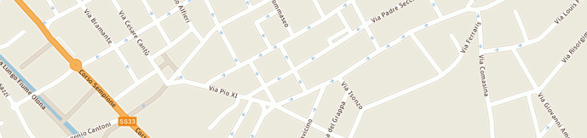 Mappa della impresa impresa zappia snc di zappia giuseppe e c a LEGNANO