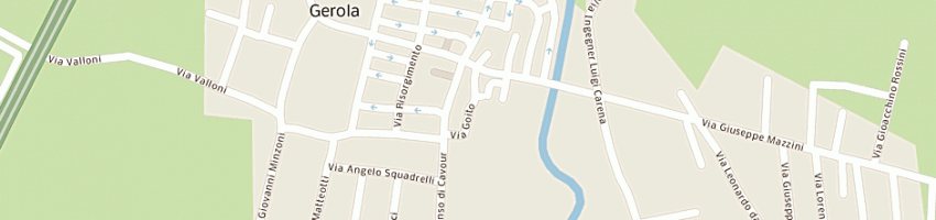 Mappa della impresa piccolo bar a CASEI GEROLA